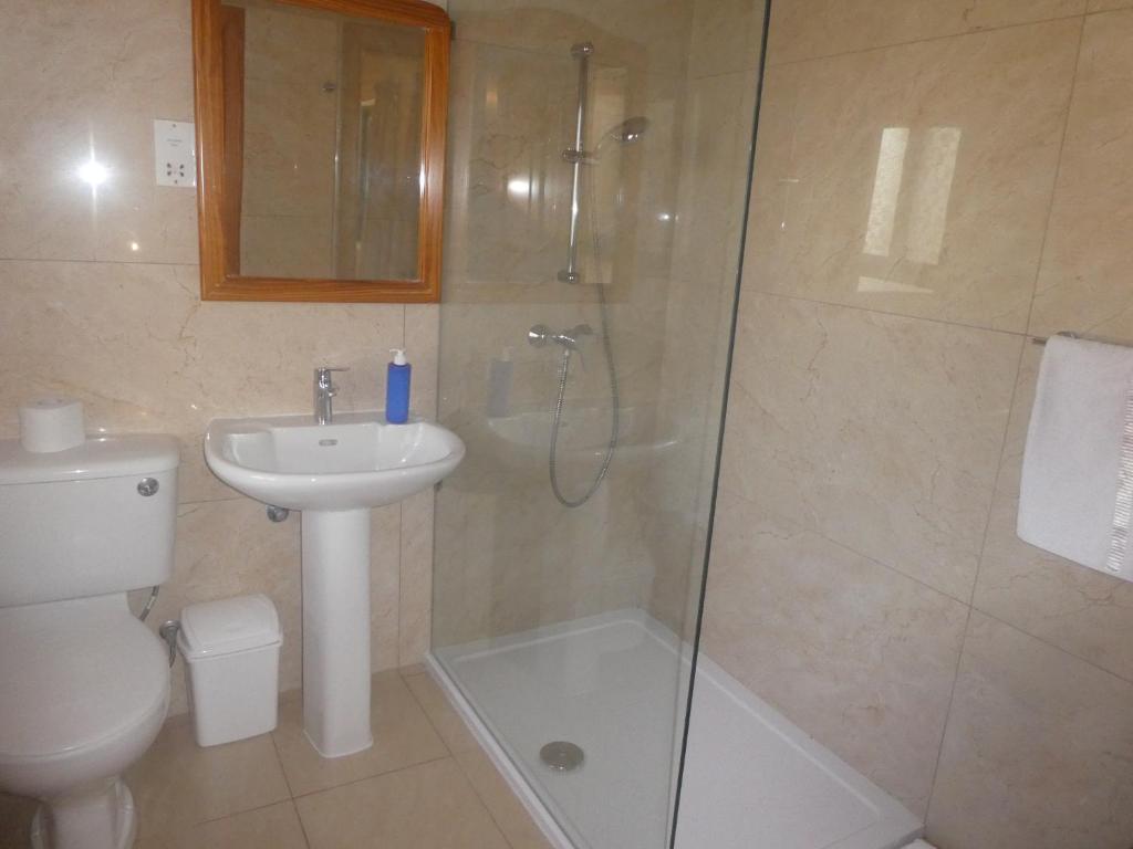 Koupelna v ubytování San Antonio Guesthouse