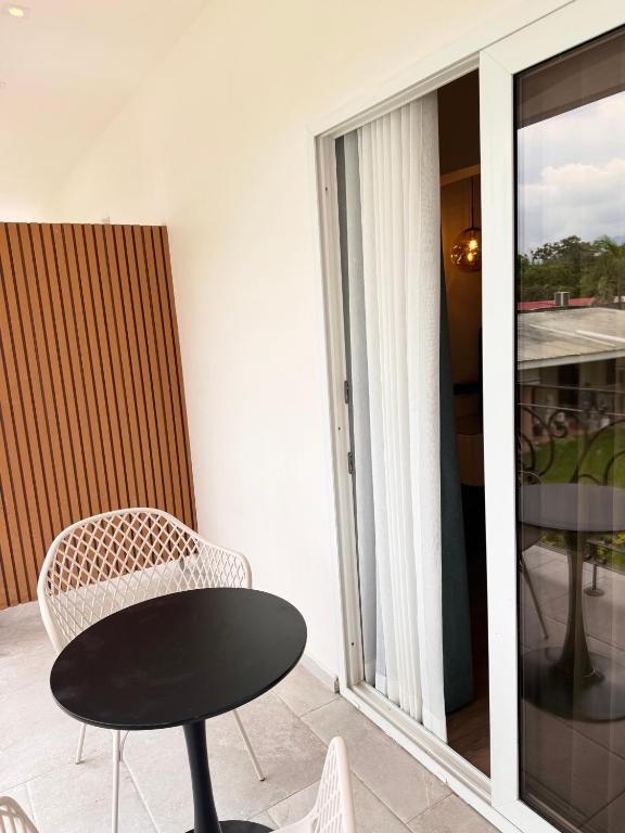 Balkón nebo terasa v ubytování Hotel Boutique Las Mesetas