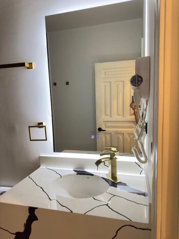 Koupelna v ubytování Hotel Boutique Las Mesetas