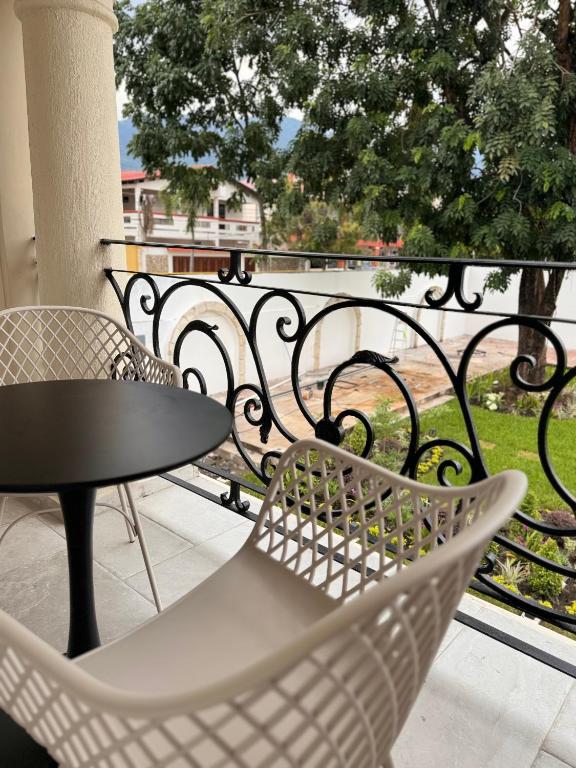 Balkón nebo terasa v ubytování Hotel Boutique Las Mesetas