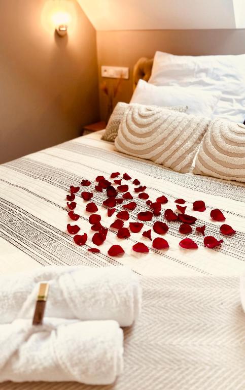 Posteľ alebo postele v izbe v ubytovaní Apartament z sauną i jacuzzi na wyłączność - Sikorówka - Dobre Miejsce
