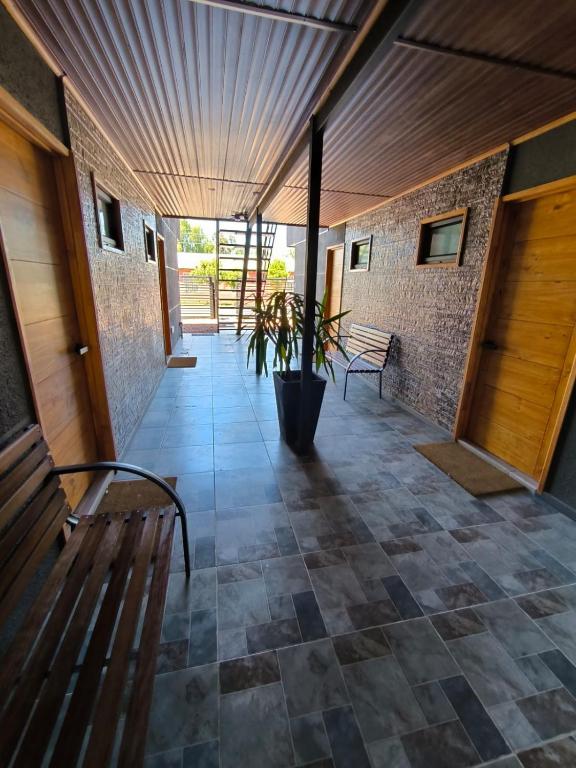 Balkón nebo terasa v ubytování APART HOTEL EN BULNES