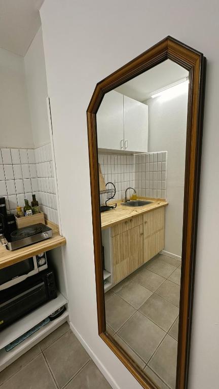 Kuchyň nebo kuchyňský kout v ubytování Dream House