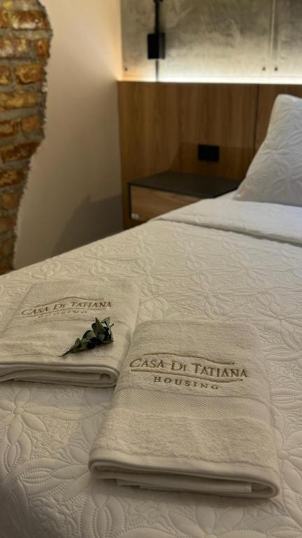 Postel nebo postele na pokoji v ubytování Casa Di Tatiana