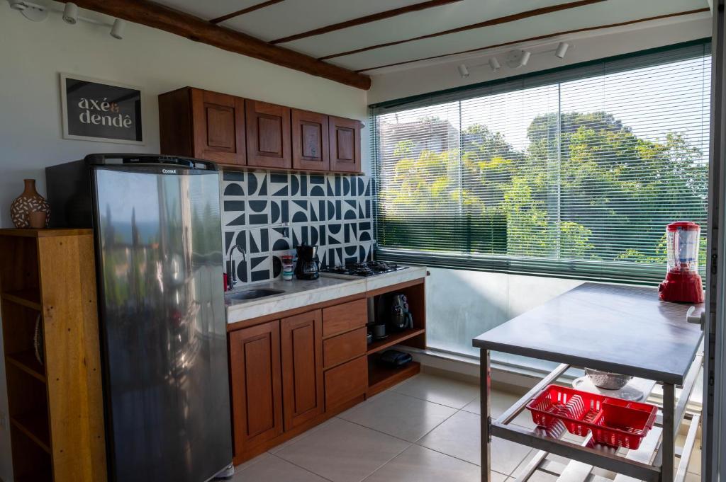 Kuchyň nebo kuchyňský kout v ubytování Casa MiMa com vista maravilhosa