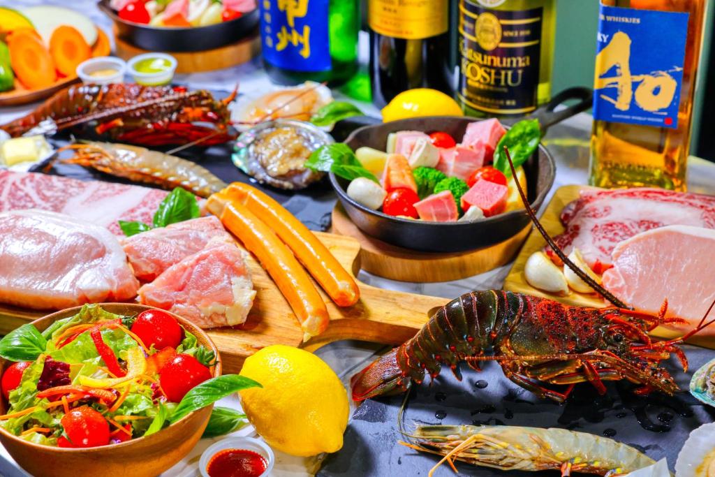 ヴィラの敷地内または近くでの食事または食べ物