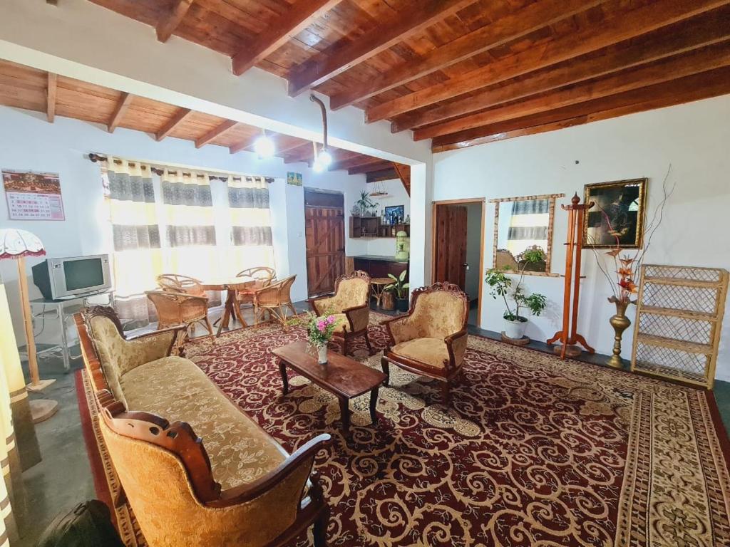 Posezení v ubytování sasru holiday home