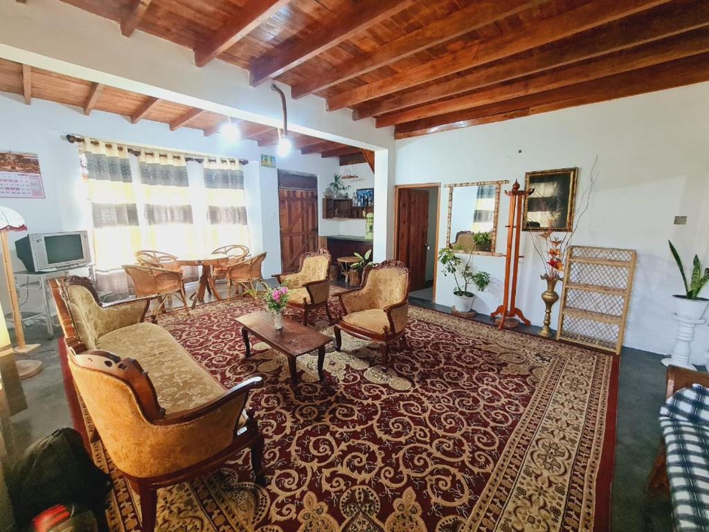TV a/nebo společenská místnost v ubytování sasru holiday home