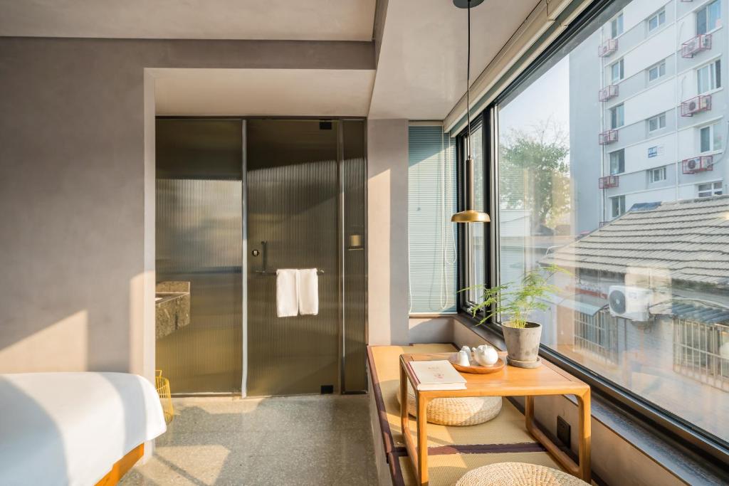 Koupelna v ubytování 北京重构空间酒店天安门王府井店
