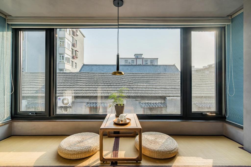 Posezení v ubytování 北京重构空间酒店天安门王府井店