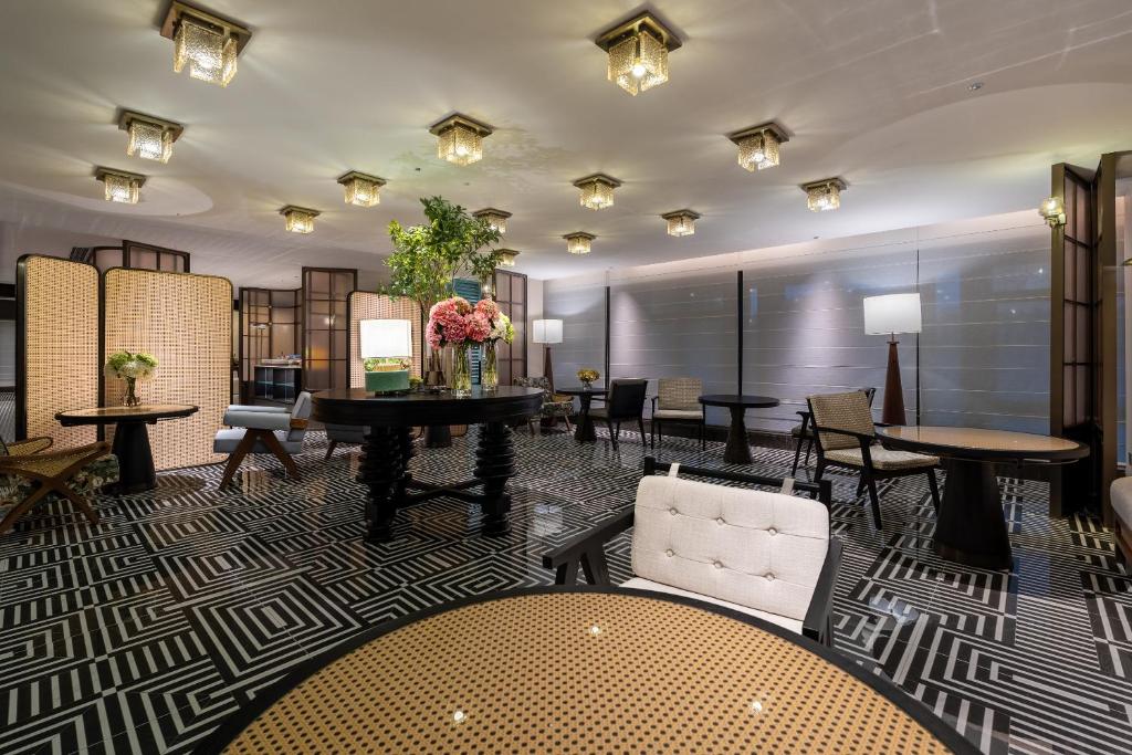 Posezení v ubytování Mehood Lestie International Hotel Zhuhai Lovers Road Branch - Free breakfast & Free afternoon tea & Free midnight snack