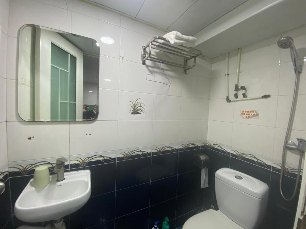 Koupelna v ubytování 香港百乐宾馆 Best Guesthouse