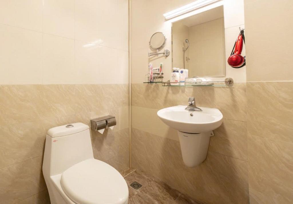 Koupelna v ubytování A25 Hotel - 46 Châu Long