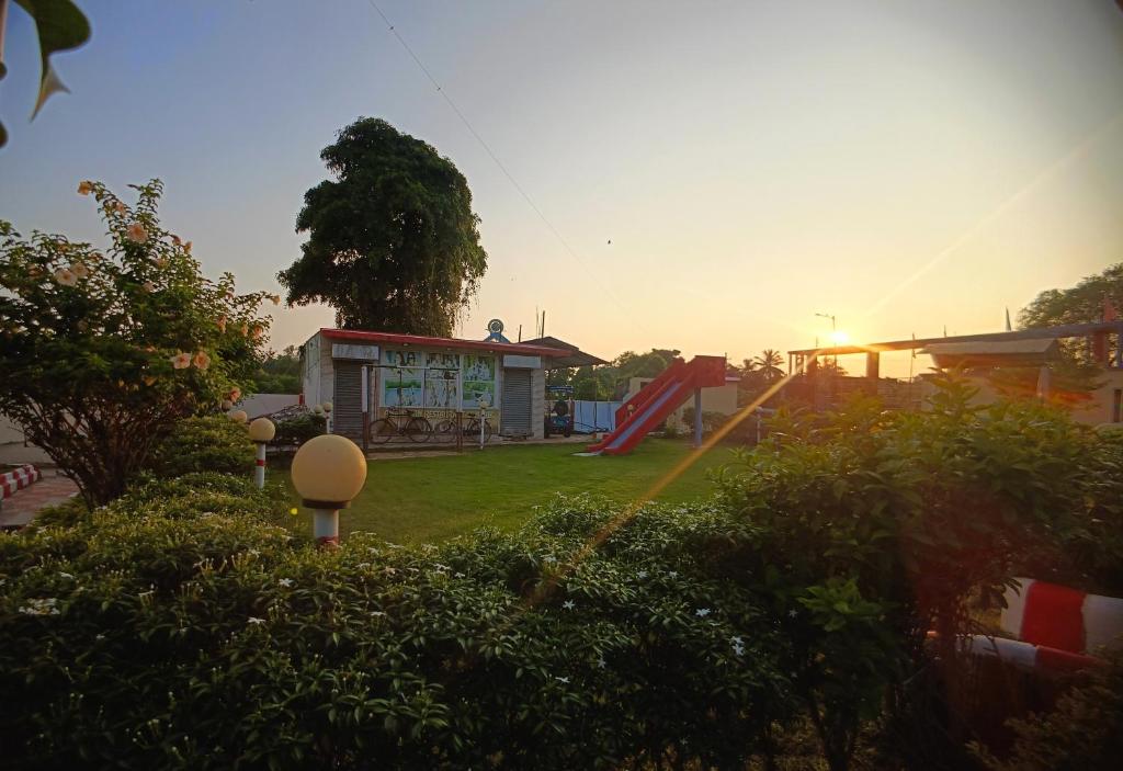 Zahrada ubytování RESORT K SEA VIEW Digha