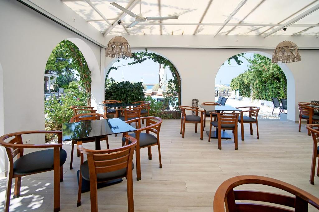 Restaurace v ubytování Kyparissia Beach Hotel