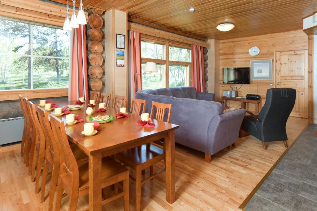 TV a/nebo společenská místnost v ubytování Holiday Club Saariselkä Apartments