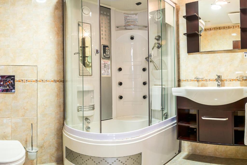 Kúpeľňa v ubytovaní Palace Hotel Polom