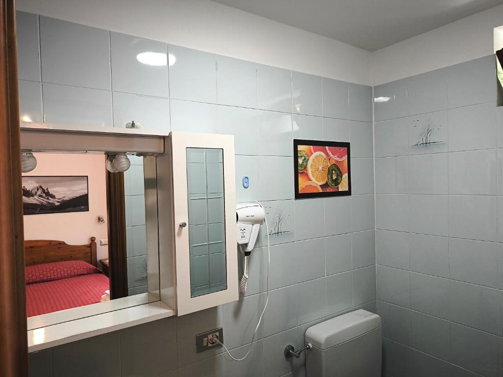 Koupelna v ubytování Albergo ristorante Chez Isabel