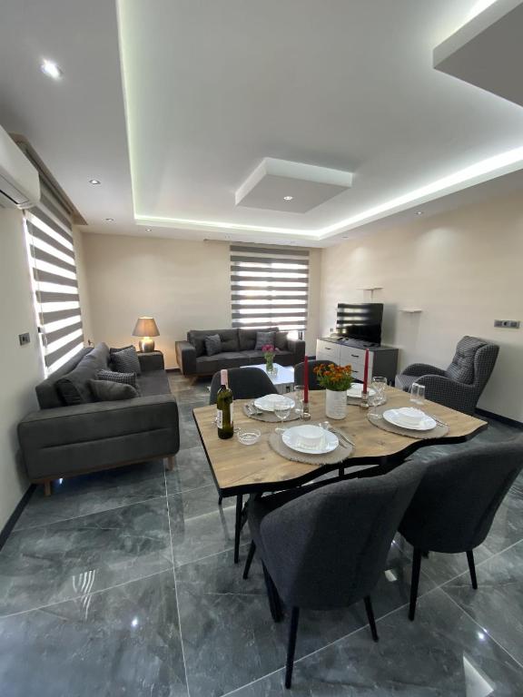 Posezení v ubytování Alis Home Pamukkale