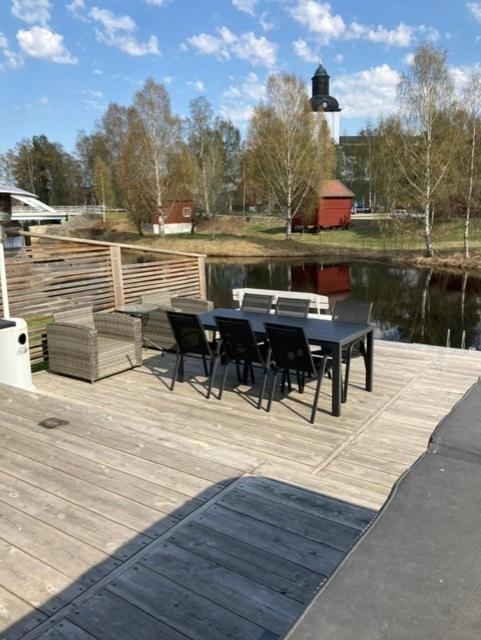 Balkón nebo terasa v ubytování Strandvägen 4