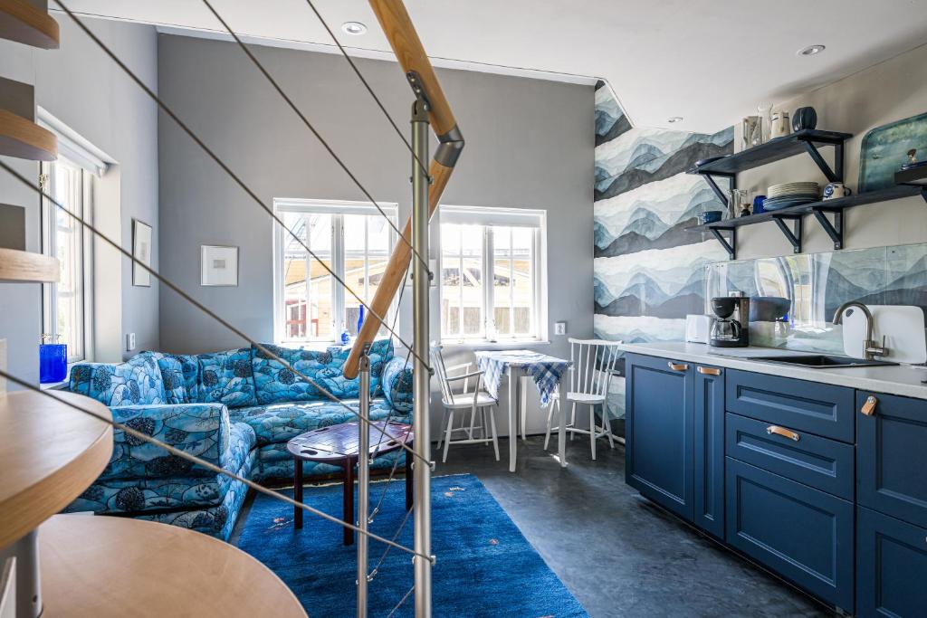 Kuchyň nebo kuchyňský kout v ubytování Boråkra Bed & Breakfast