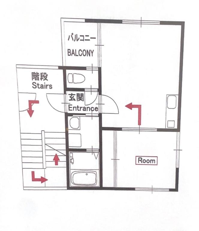 Floor plan ng 糖果屋 岸里玉出