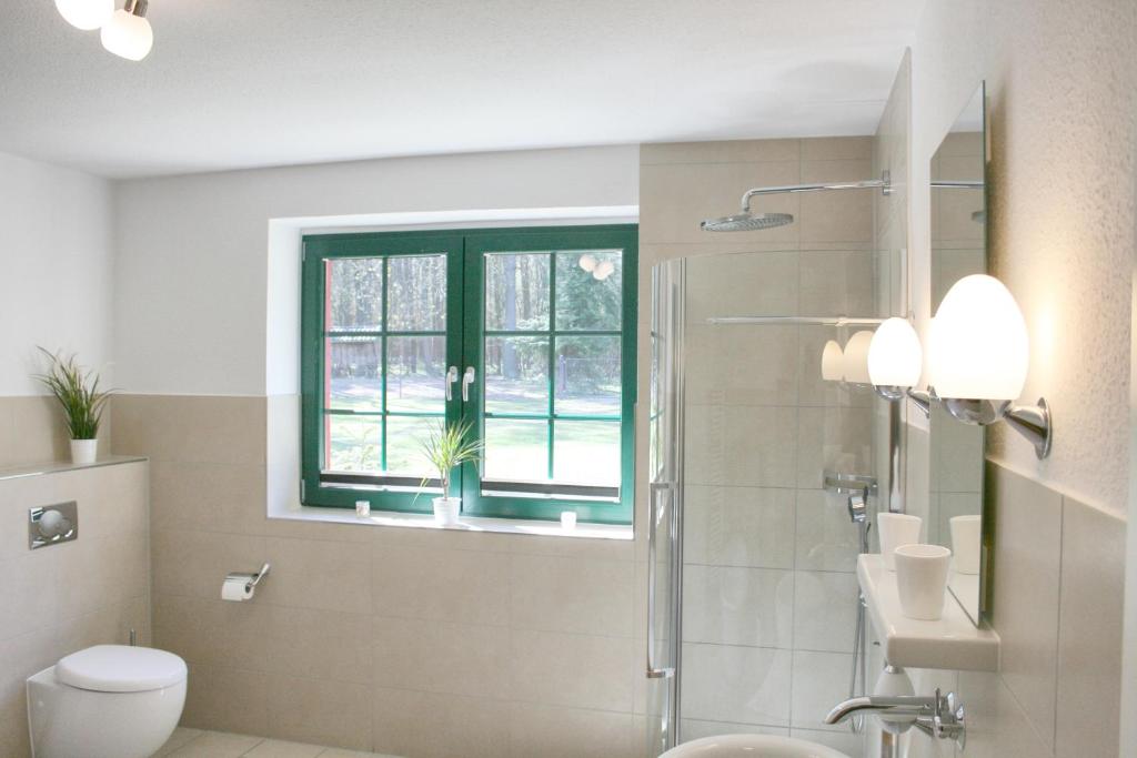 Koupelna v ubytování Ferienhaus Drewitz (EOC-FUP 07/2017)