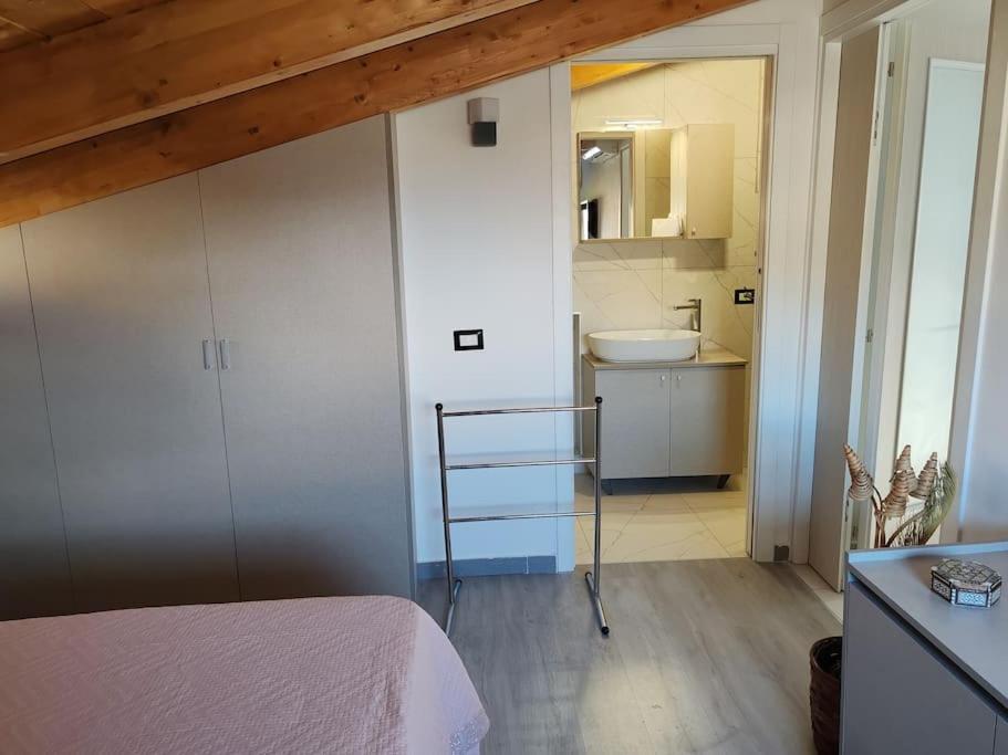 Postel nebo postele na pokoji v ubytování New house