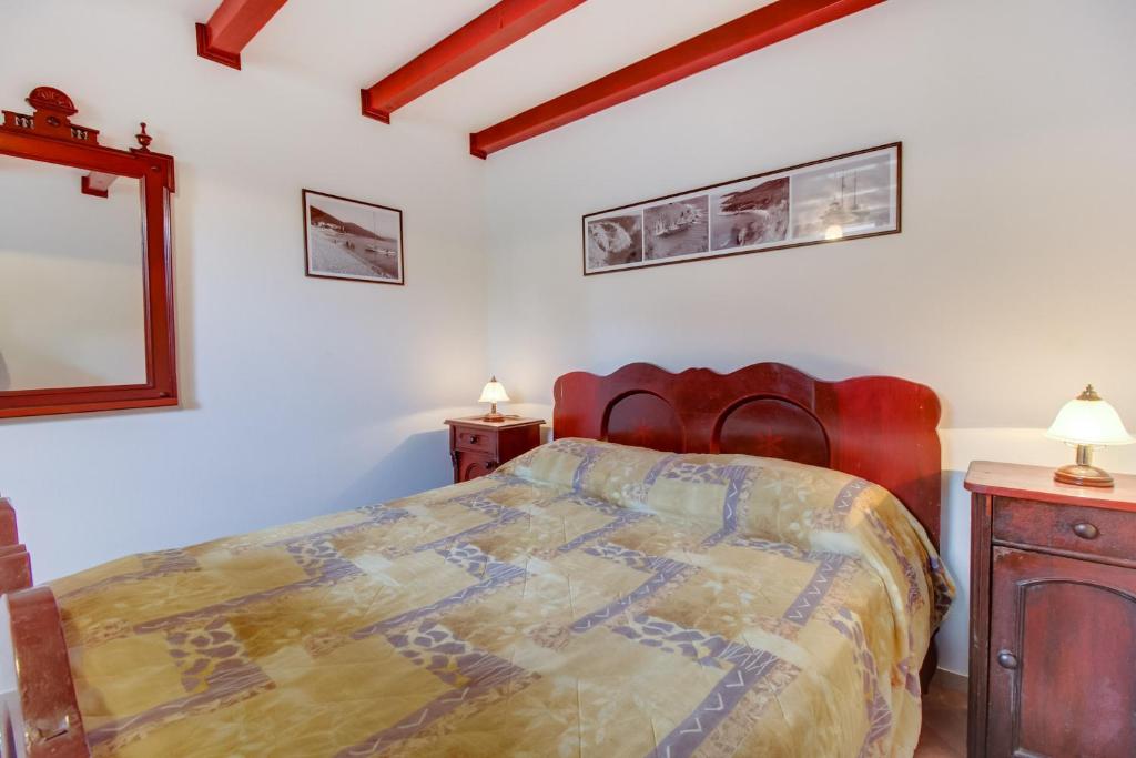 Posteľ alebo postele v izbe v ubytovaní Apartments Franjo