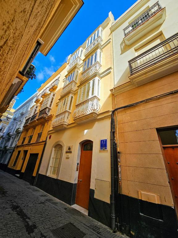 Budova, v ktorej sa apartmánový hotel nachádza
