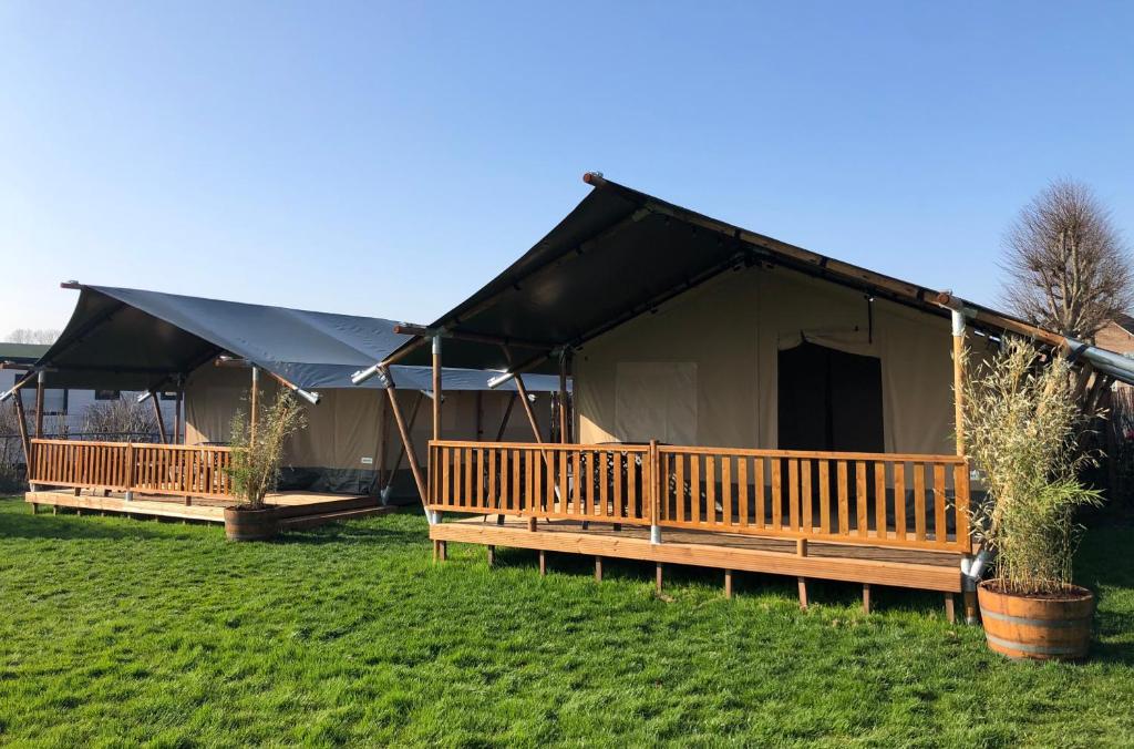 Zahrada ubytování Glamping de Hof van Eeden