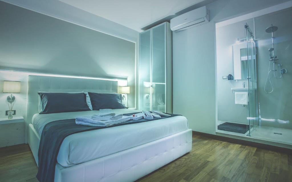 Postel nebo postele na pokoji v ubytování B&B Le 3 Stelle