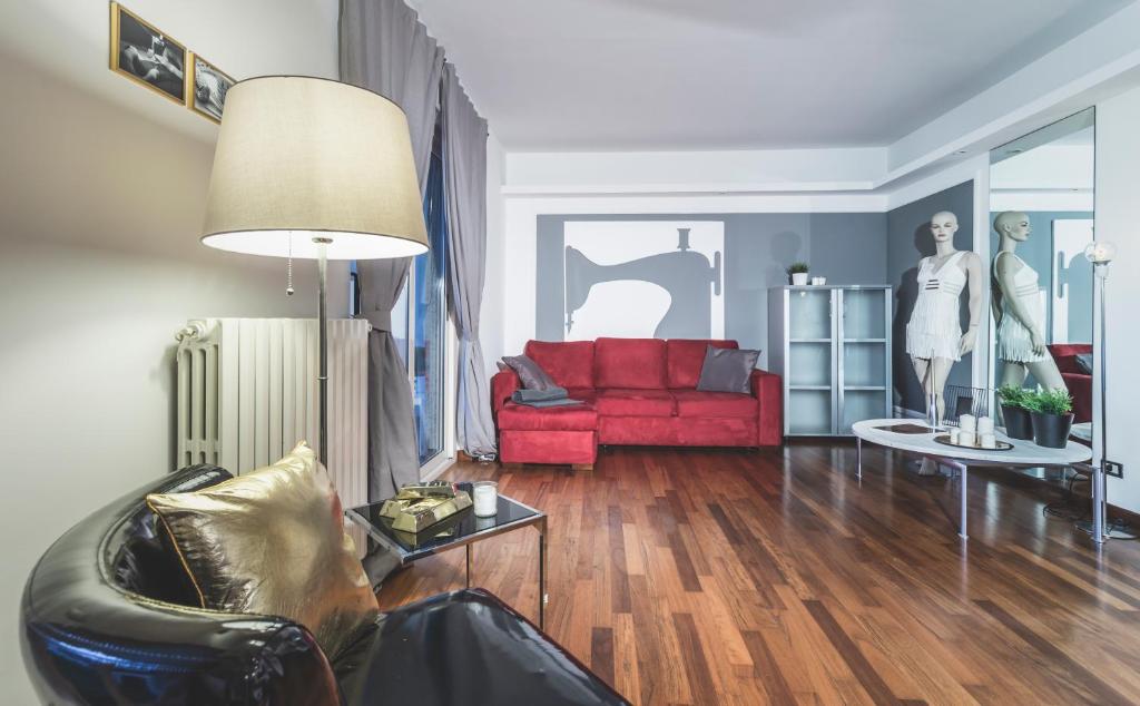 Posezení v ubytování B&B Le 3 Stelle