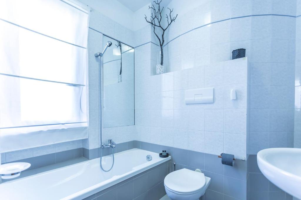 Koupelna v ubytování B&B Le 3 Stelle