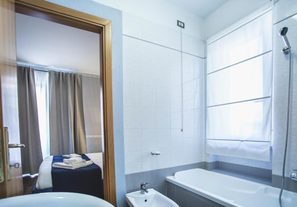 Koupelna v ubytování B&B Le 3 Stelle