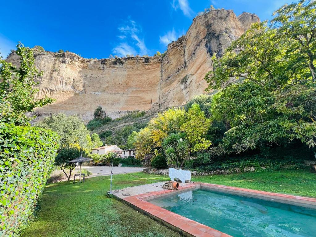 Swimmingpoolen hos eller tæt på Huerta del Tajo