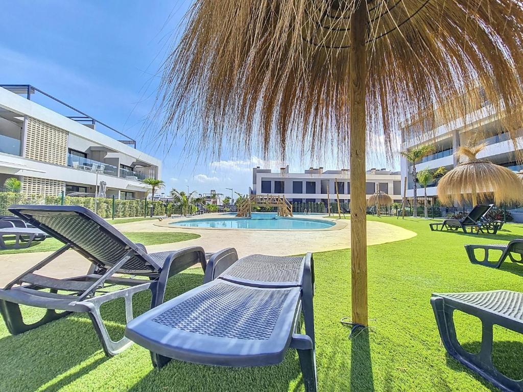 Bazén v ubytování Santa Rosalia Lake & Life Resort - 4510 nebo v jeho okolí