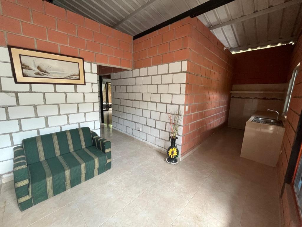 Posezení v ubytování Hostal Macayaco