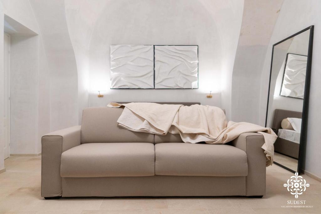 Posezení v ubytování Casa Philomena - Noto Design Rooms
