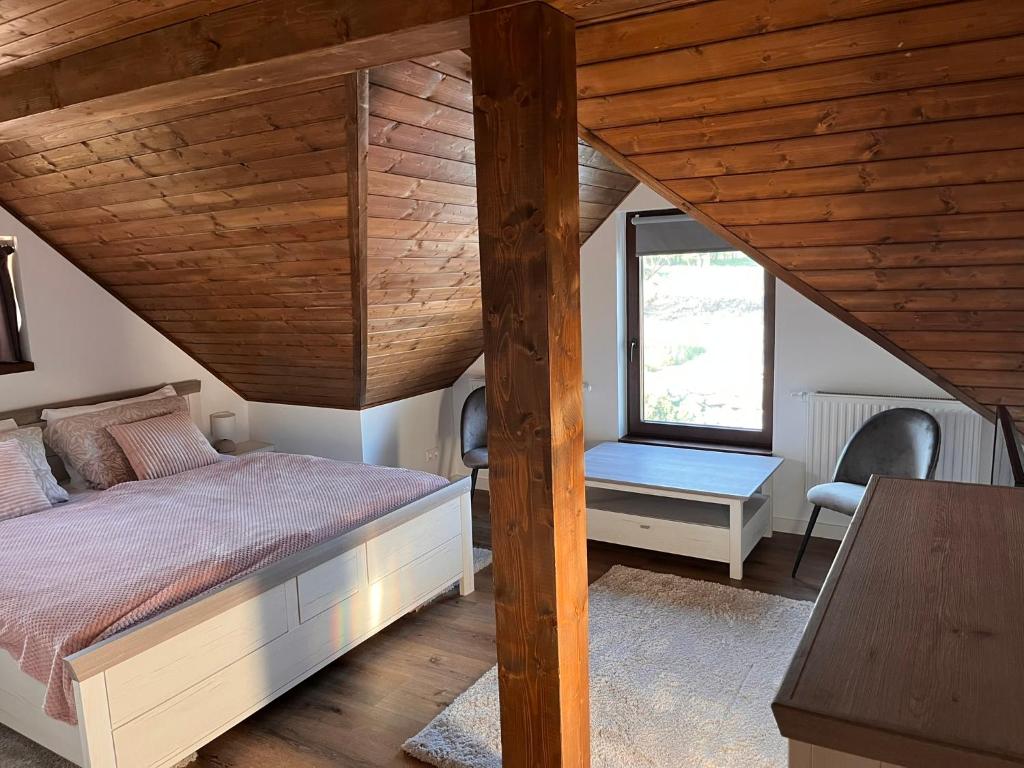 Postel nebo postele na pokoji v ubytování Duna Holiday Home