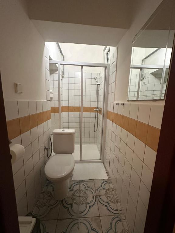 Koupelna v ubytování P4D room