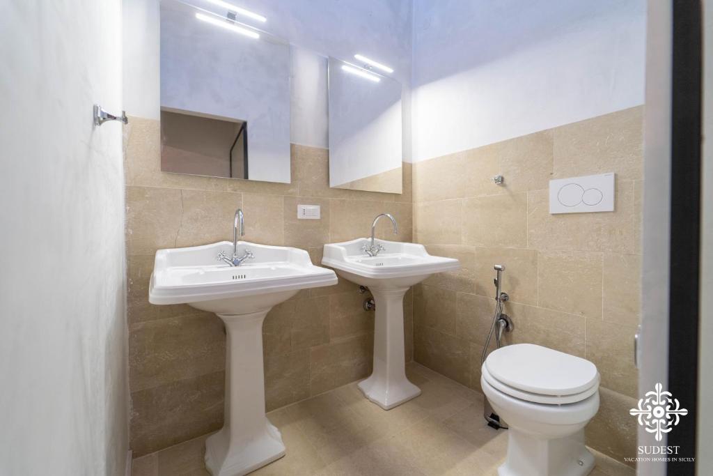 Koupelna v ubytování Casa Philomena - Noto Design Rooms