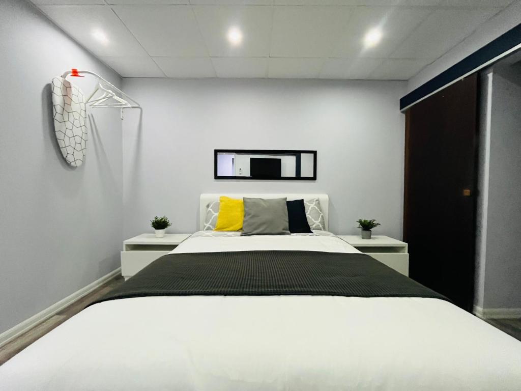 Postel nebo postele na pokoji v ubytování Hotel Libertad