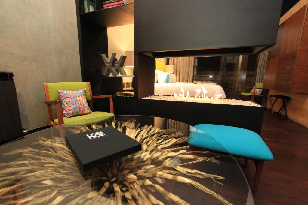 Posezení v ubytování Uvence Arte + Hotel