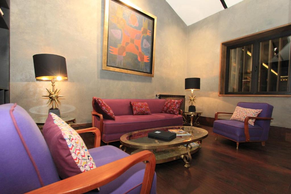 Posezení v ubytování Uvence Arte + Hotel