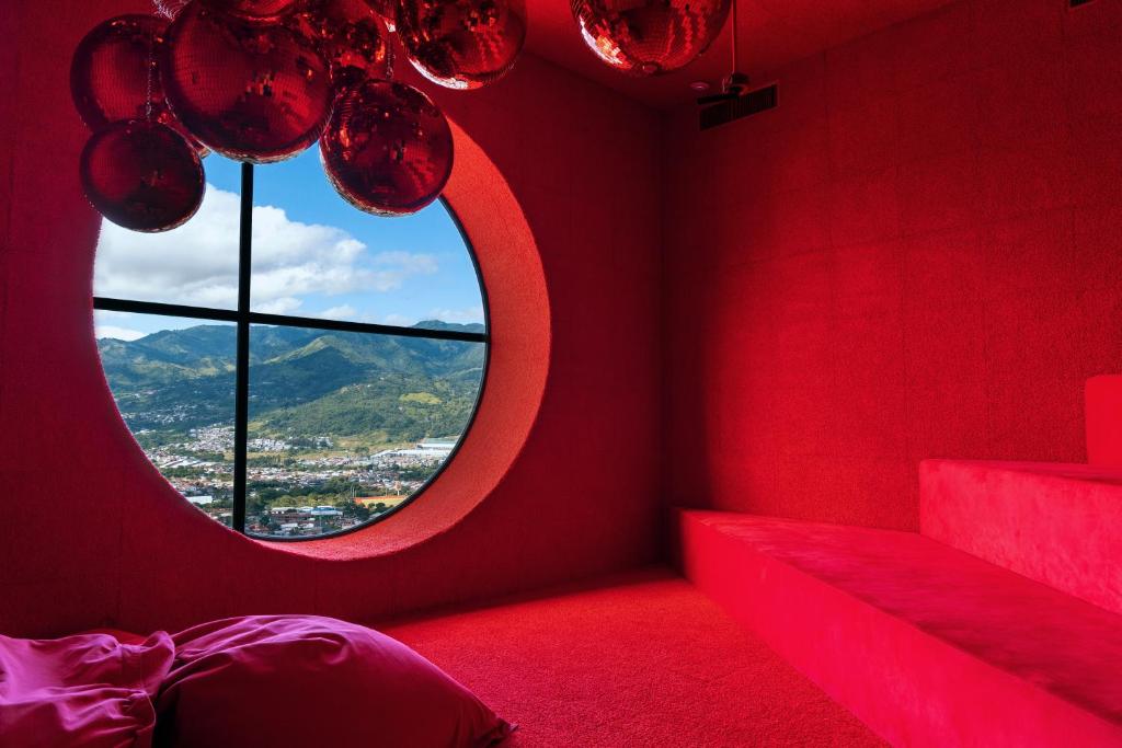 Nespecifikovaný výhled na hory nebo výhled na hory při pohledu z apartmánu