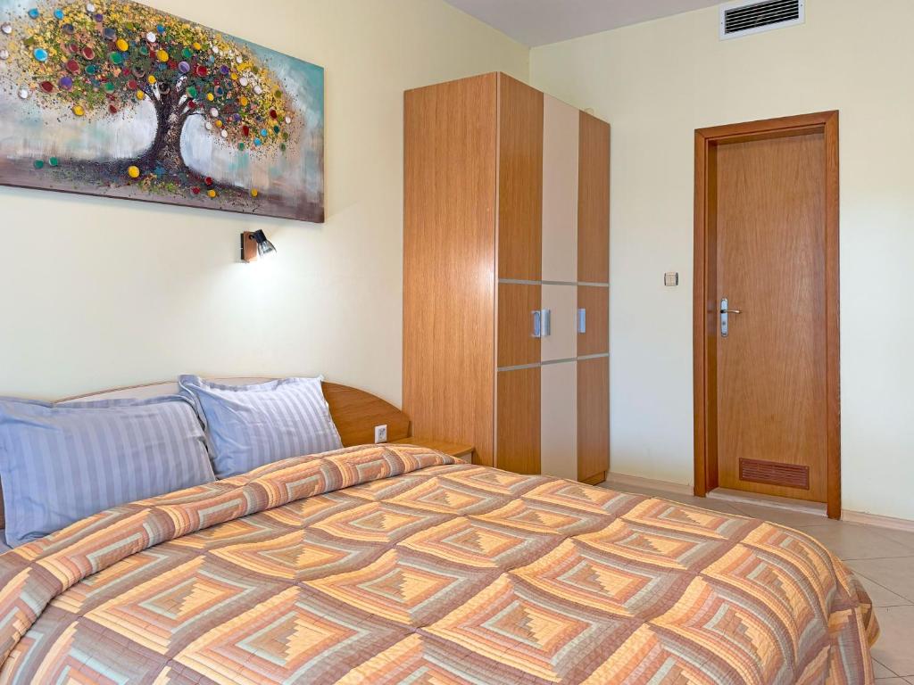 A bed or beds in a room at Premium Apartment Midia Beach