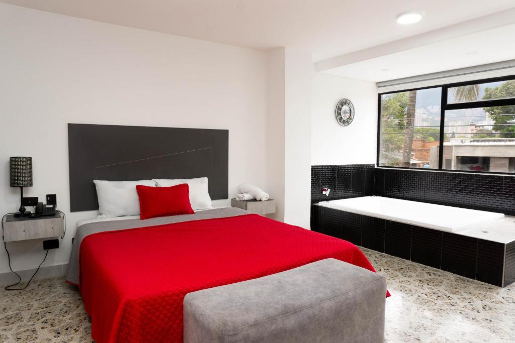 Postel nebo postele na pokoji v ubytování Hotel Ofix
