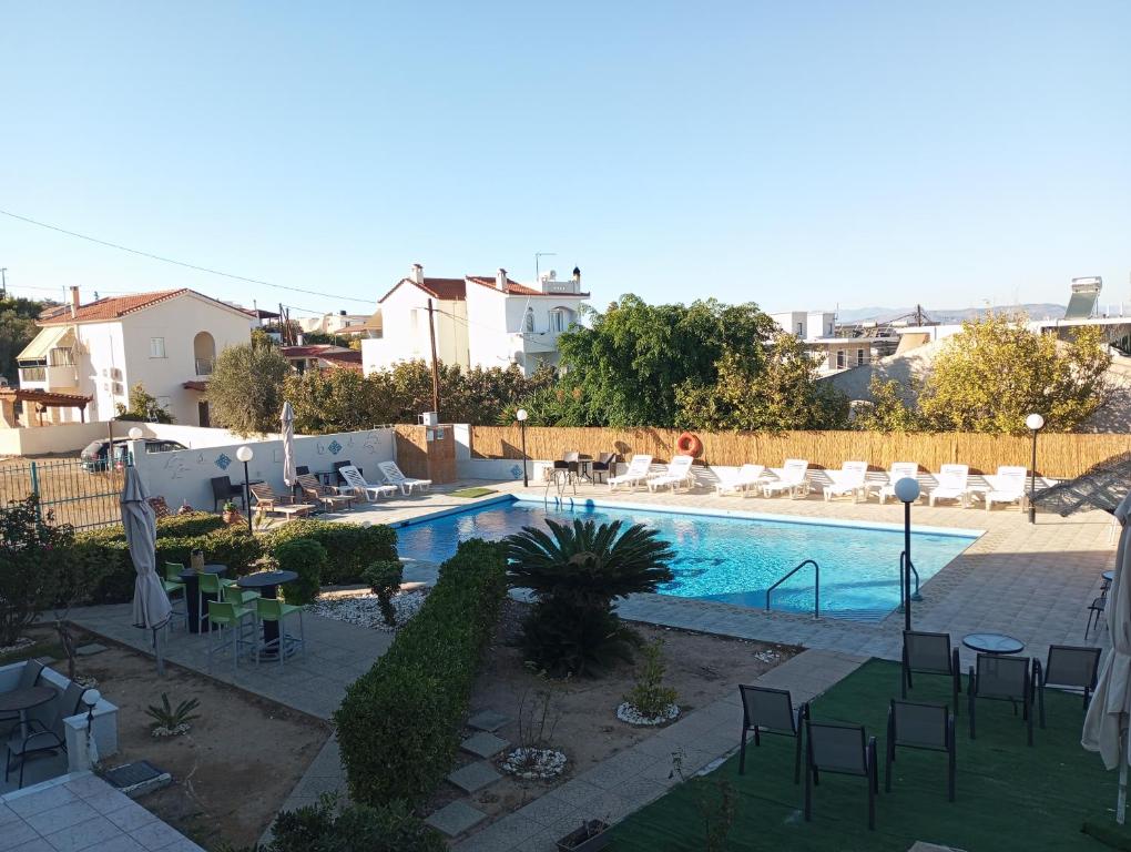 Bazén v ubytování Ero Aegina Hospitality nebo v jeho okolí