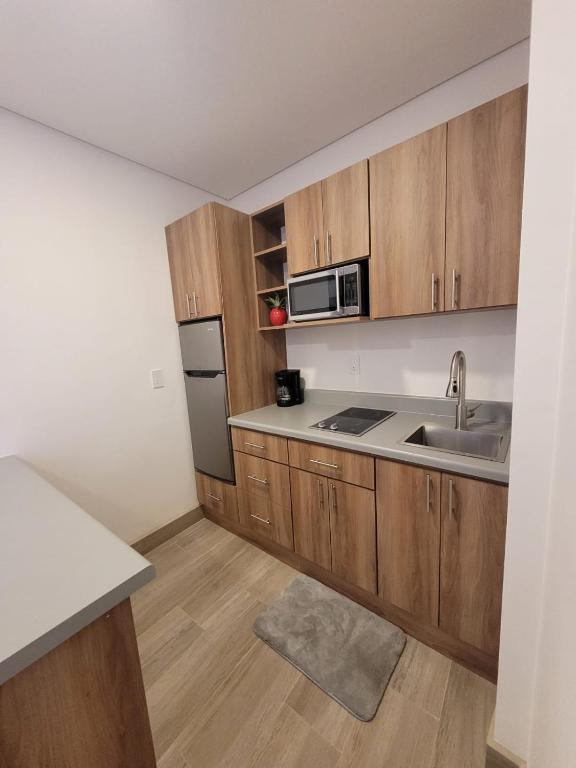 Kuchyň nebo kuchyňský kout v ubytování Casa Cacho